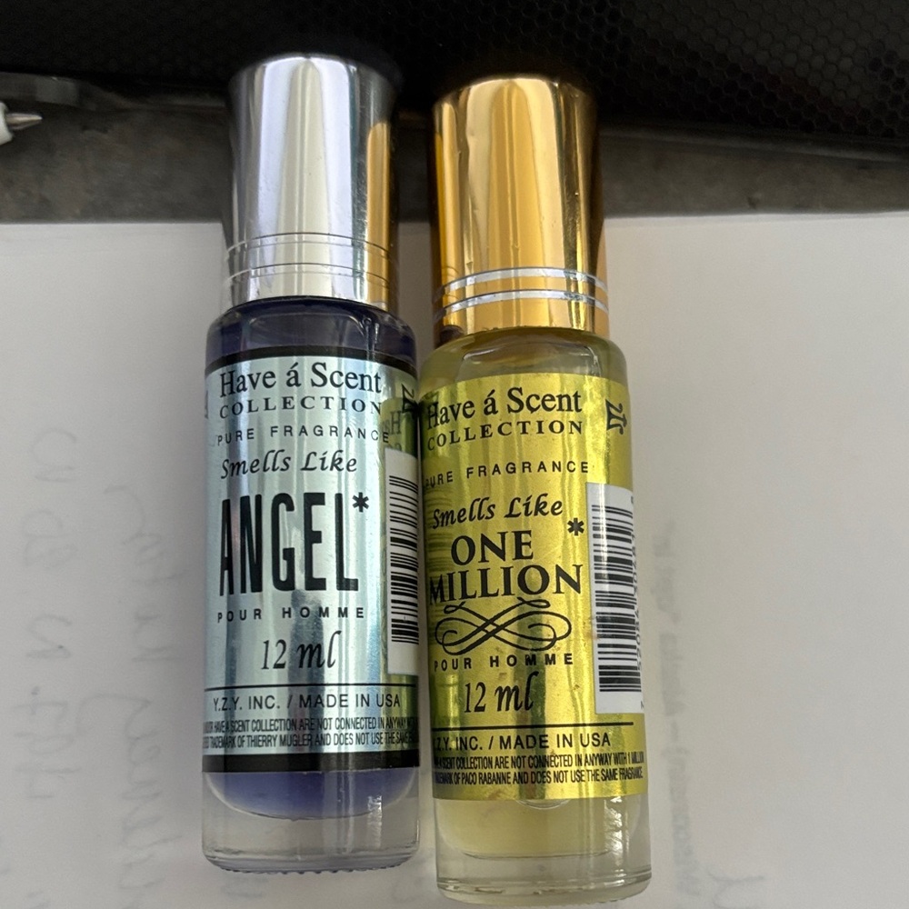 Have a scent inspired by Angel men and One Million men